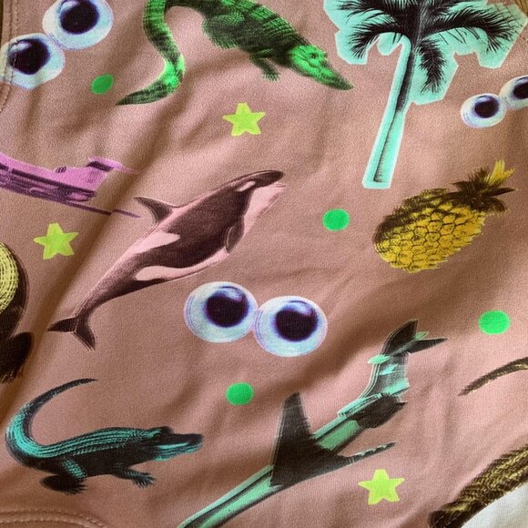 Stella McCartney Novelty Print Tropical & Seal Life One Piece Swimsuit - Picture 7 of 7